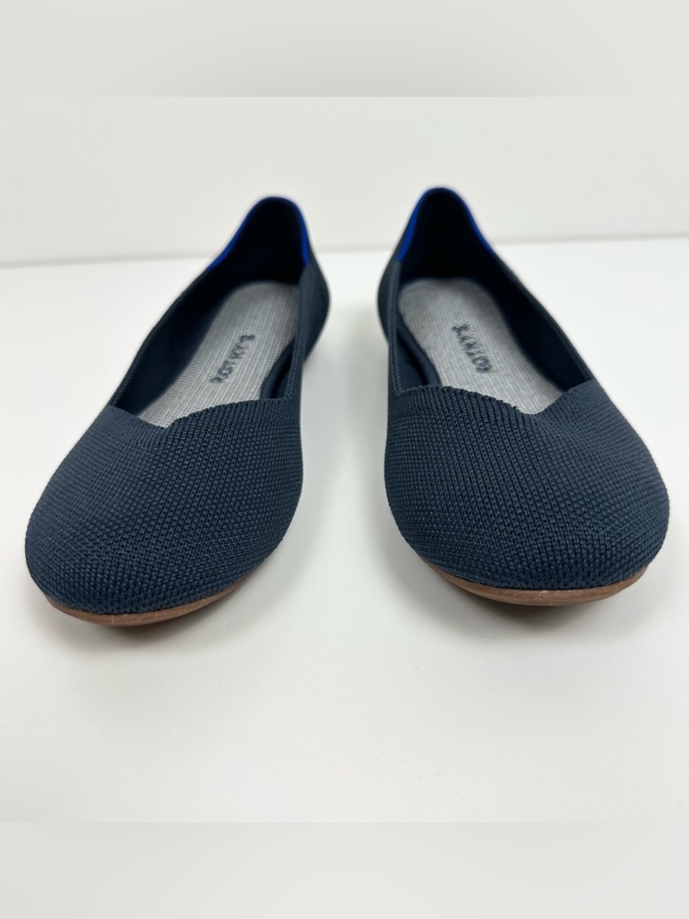 Rothys Round Toe Flats Navy Blue - Picture 3 of 9